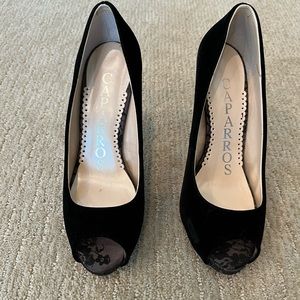 Caparros velvet pumps